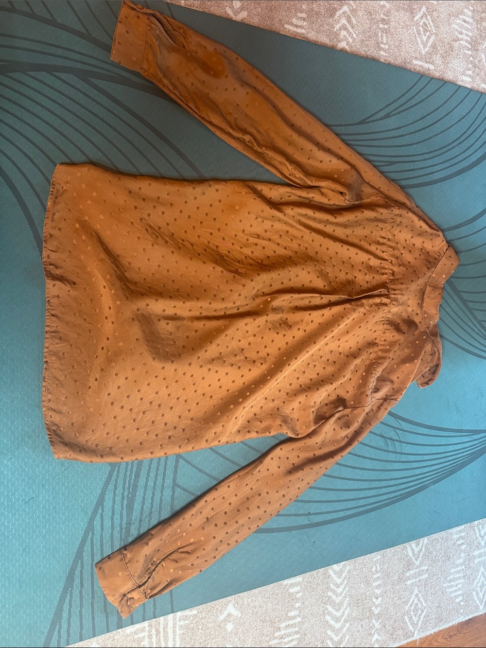 Sezane silk dot Ann shirt - Picture 7 of 9